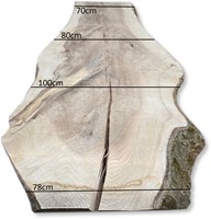 Boomstamblad | Es | 265cm lang | 10cm dik | E06-2