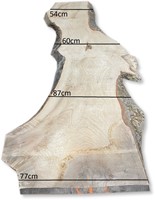 Boomstamblad | Es | 255cm lang | 6cm dik | E01-2